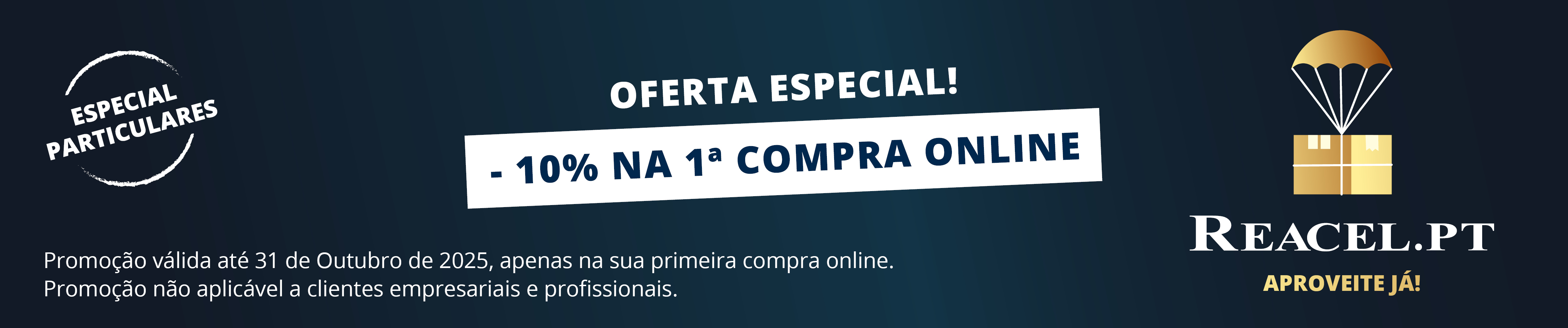B2C - 10% na 1ª compra S